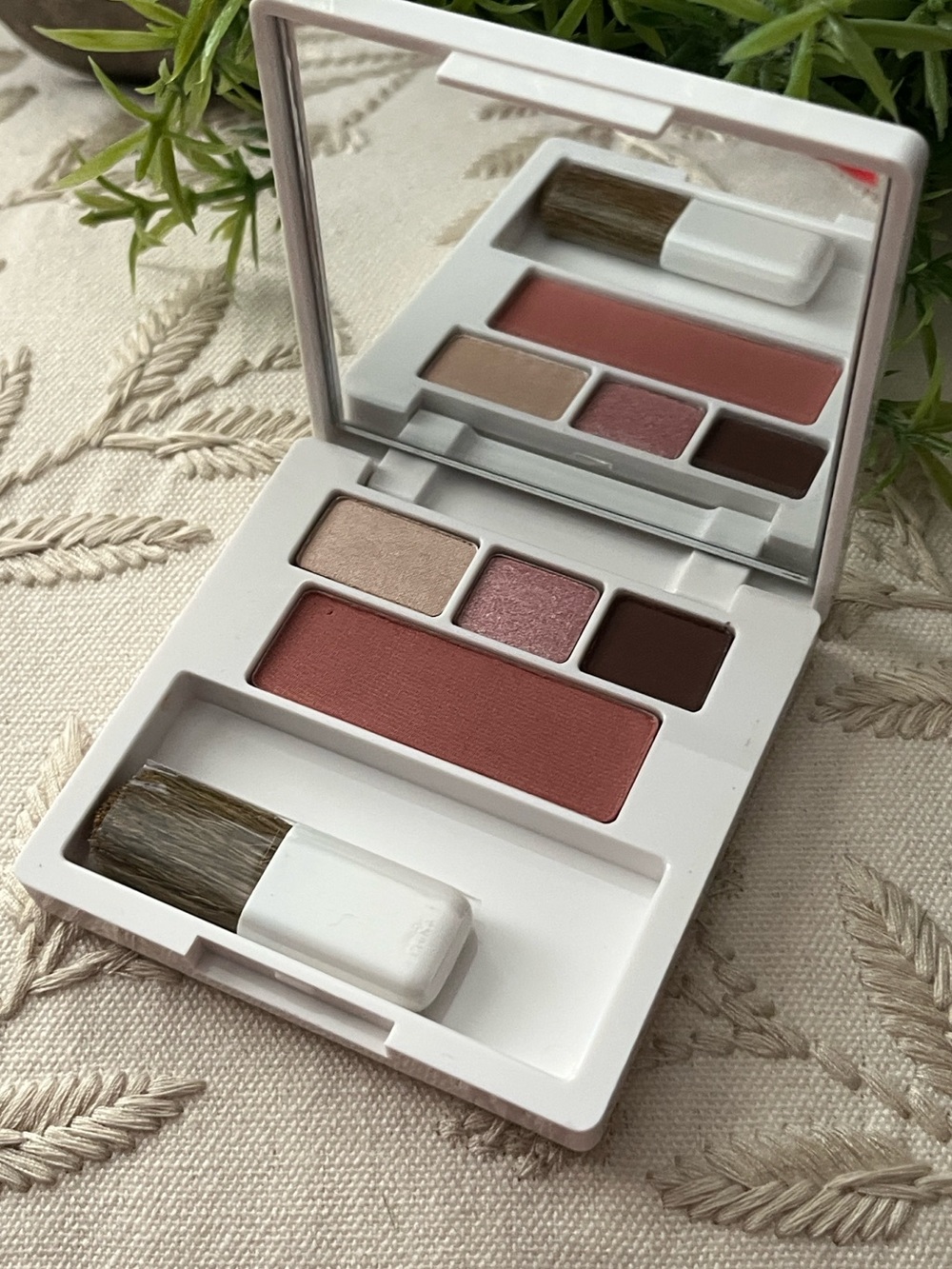 Clinique Duo & Blush “Like Mink, Pink Chocolate/ Chocolate Chip/Fig ~New~
